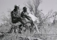 Coming across an old rural graveyard.  Leather masked