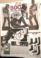 Drummer magazine article about Stompers gallery in NYC